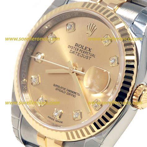 rolex datejust oro e diamanti|rolex datejust prezzo listino.